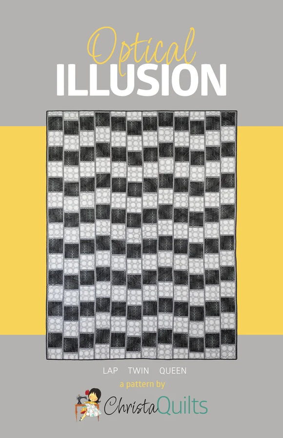Optical Illusion Quilt Pattern by Christa Quilts