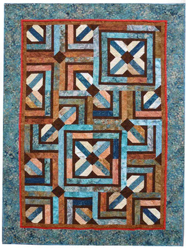 Bali Cream Crackle Quilt Pattern by Among Brenda's Quilts and Bags