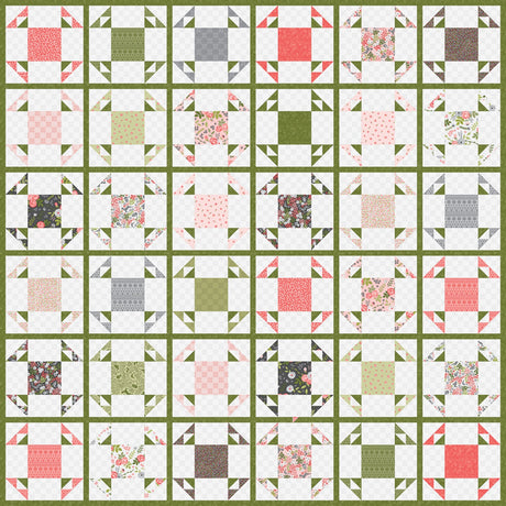 Jill Finley Four Winds Quilt Pattern by Riley Blake Designs