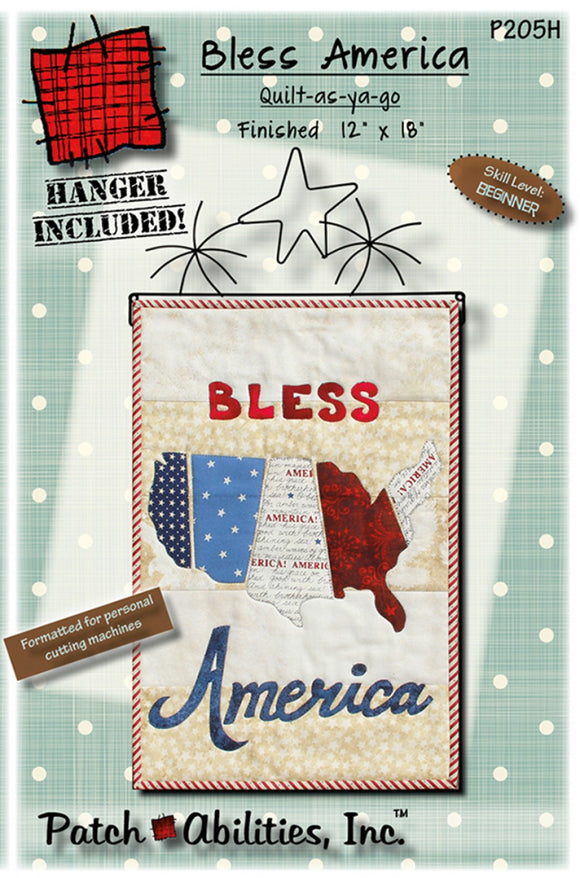 Bless America With 12in Fireworks Hanger