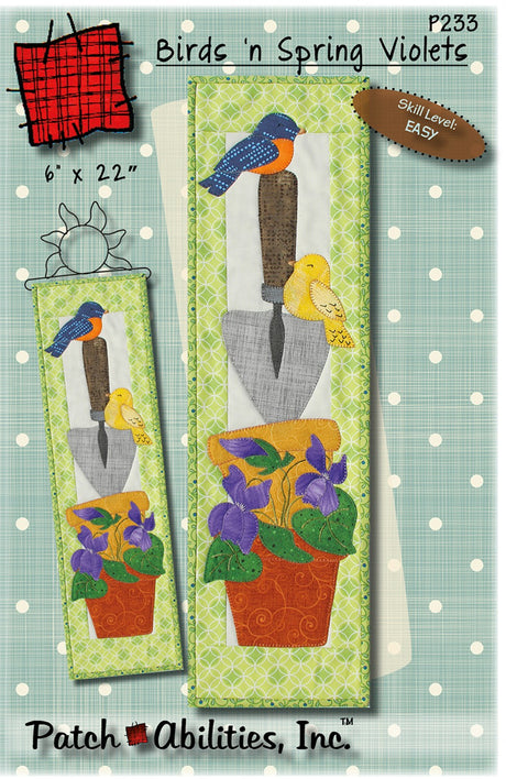 Birds n Spring Violets
