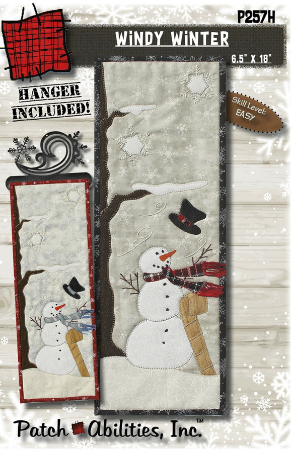 Windy Winter Snowmen with Hanger