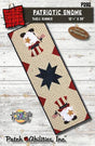 Patriotic Gnome Table Runner Quilt Pattern by Patch Abilities - Patterns