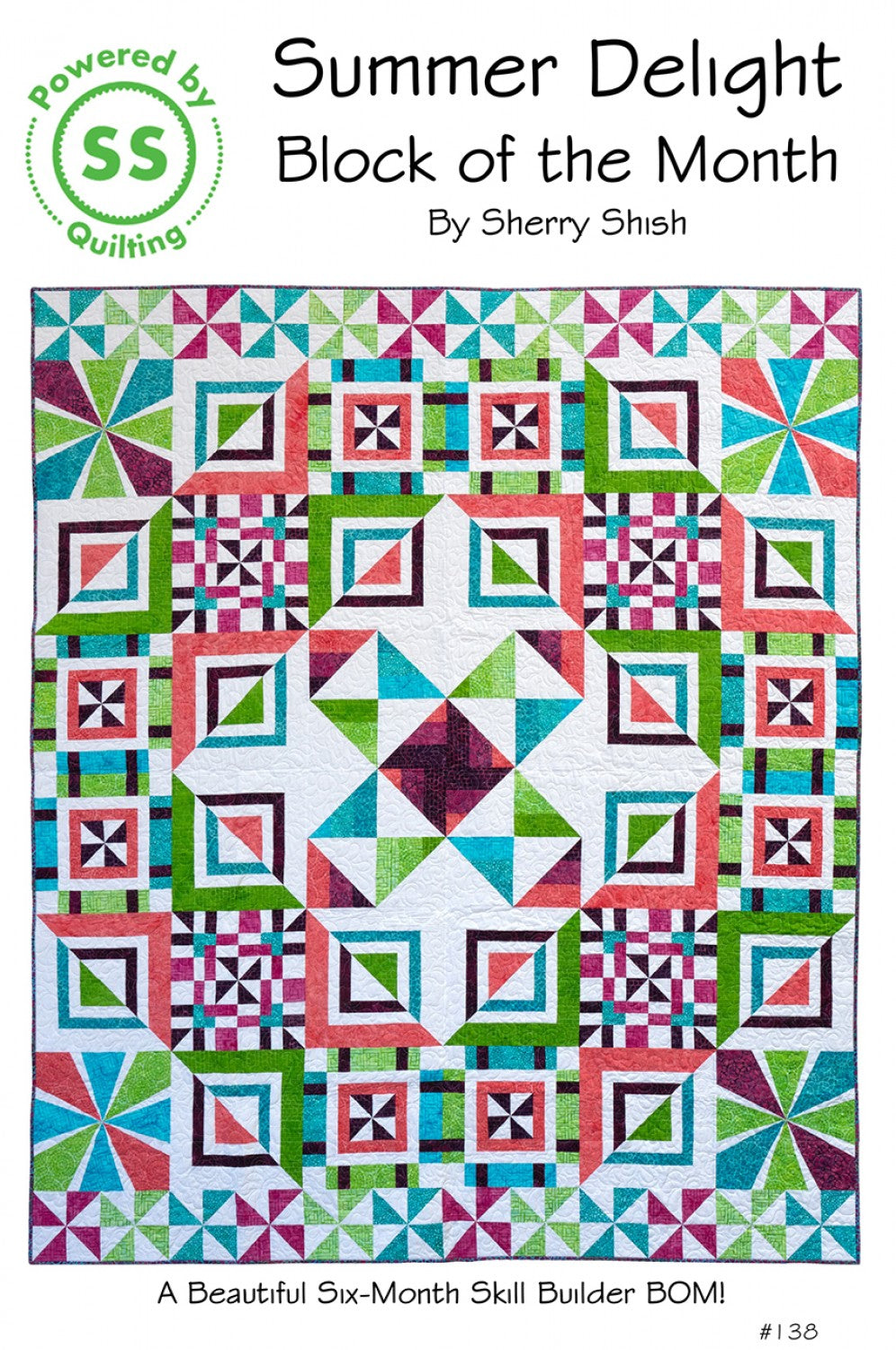 Summer Delight Block of the Month by Powered By Quilting