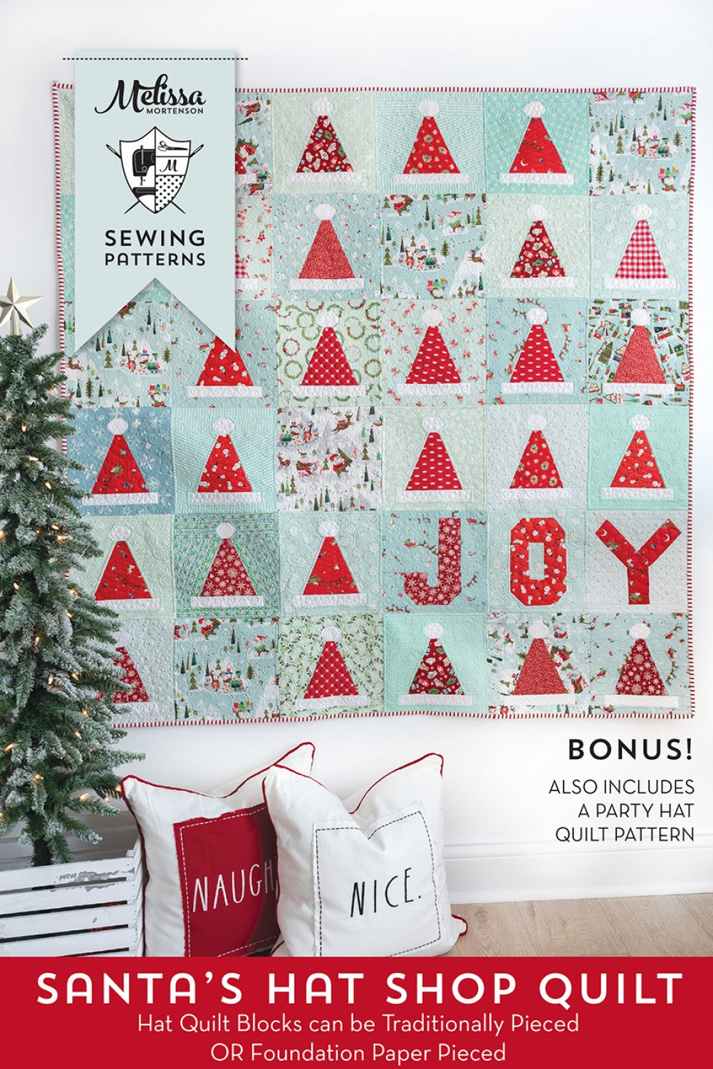Santa's Hat Shop Quilt Pattern