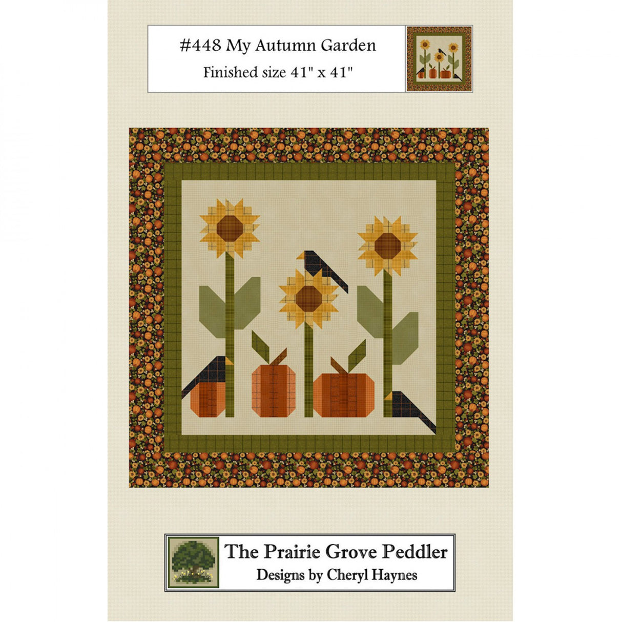 My Autumn Garden Quilt Pattern by Prairie Grove Peddler
