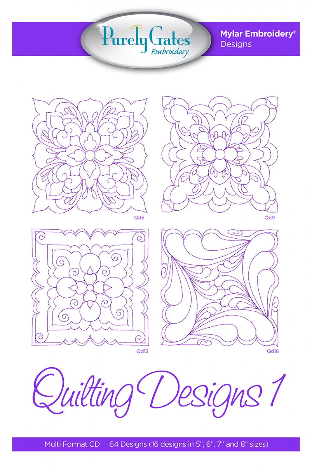 Quilting Designs 1 Machine Embroidery CD