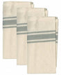 Aunt Martha's Gray Bold Twill Stripe Towels