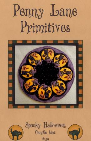 Spooky Halloween Pattern by Penny Lane Primitives
