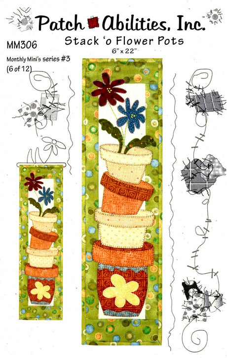Monthly Mini 3 - Stack 'o Flower Pots
