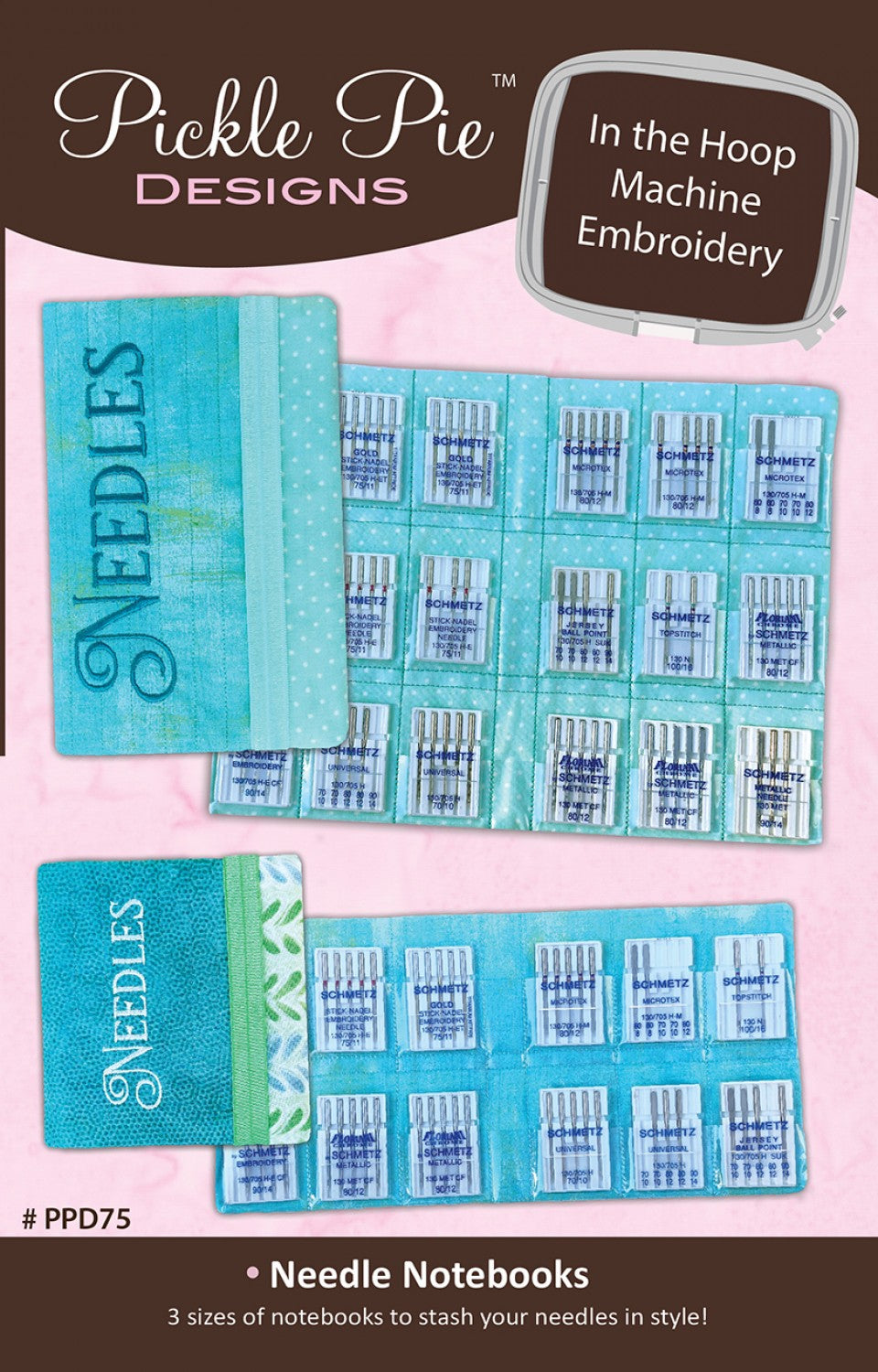 Needle Notebooks In The Hoop Machine Embroidery CD