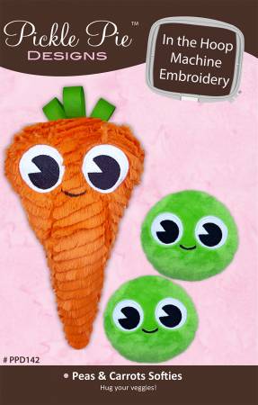 Peas & Carrots Softies Pattern by Pickle Pie Designs