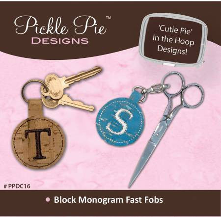 Block Monogram Fast Fobs Cd