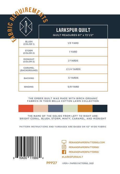 Larkspur Quilt