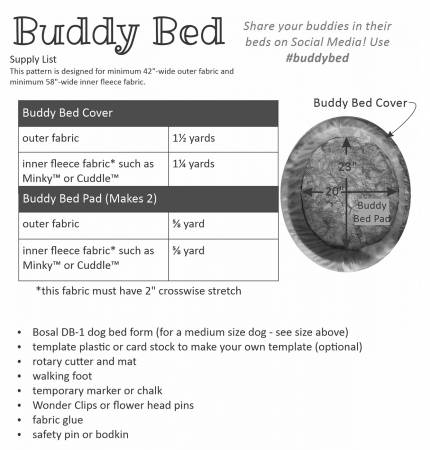 Buddy Bed Pattern