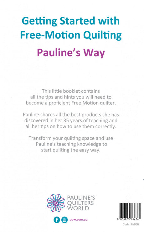 Free Motion Quilting Booklet