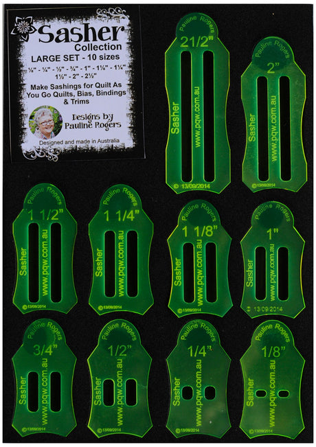 Sasher Collection Large Set of 10 Sizes