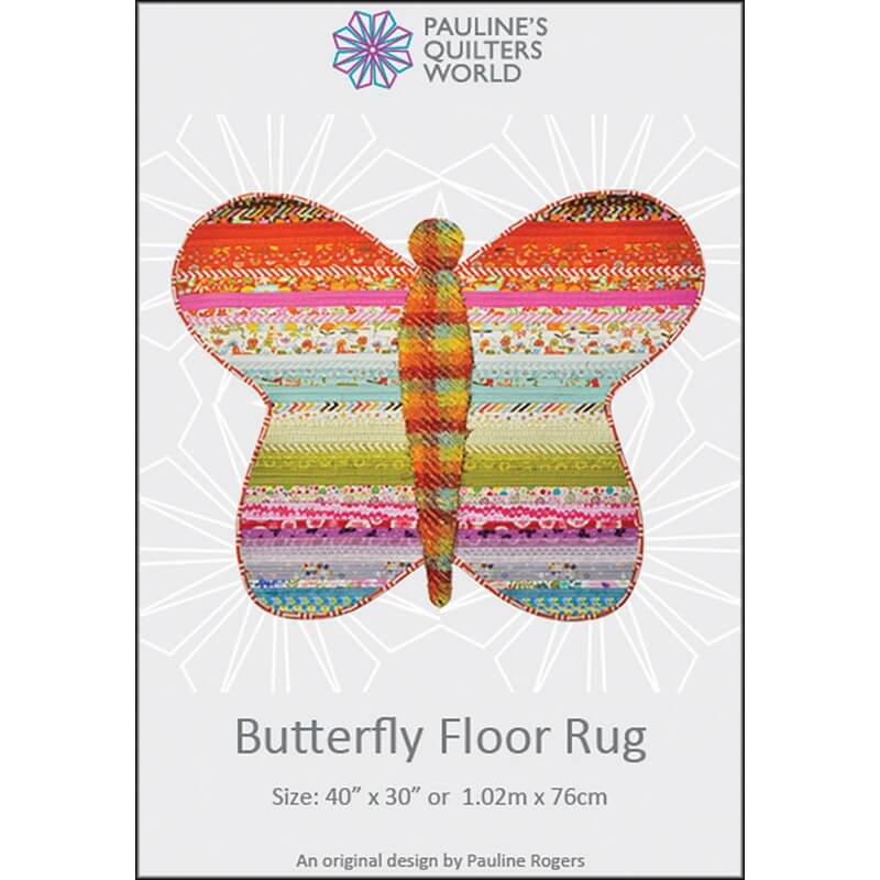 Butterfly Floor Rug pattern