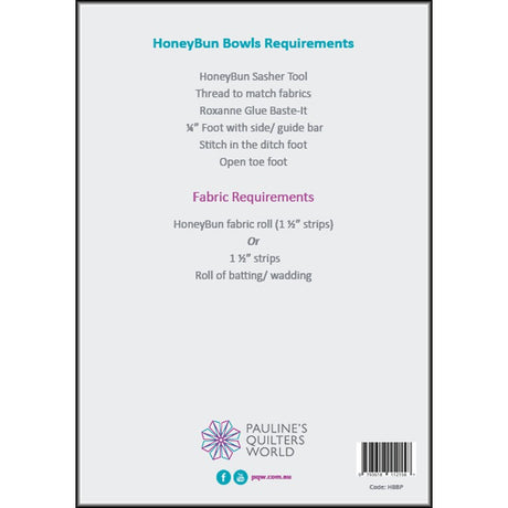 Requirements for HoneyBun Bowls