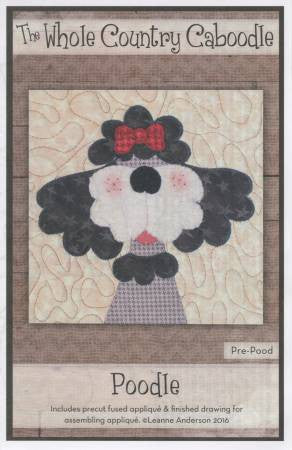 Poodle Precut Applique