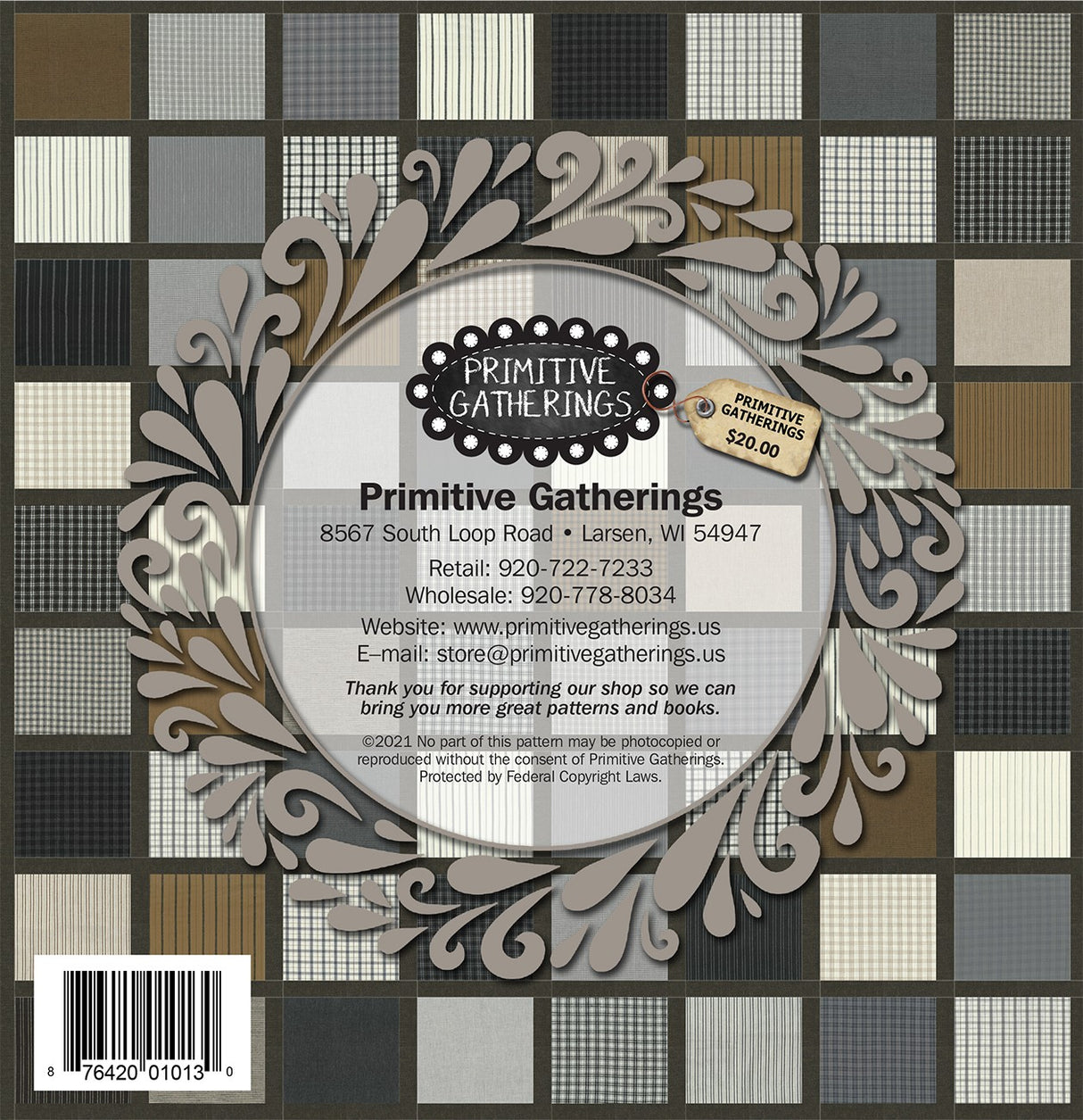 Back of the Urban Homestead Gatherings Book by Primitive Gatherings