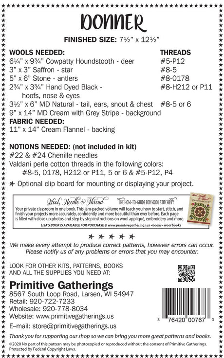 Back of the Donner Pattern by Primitive Gatherings