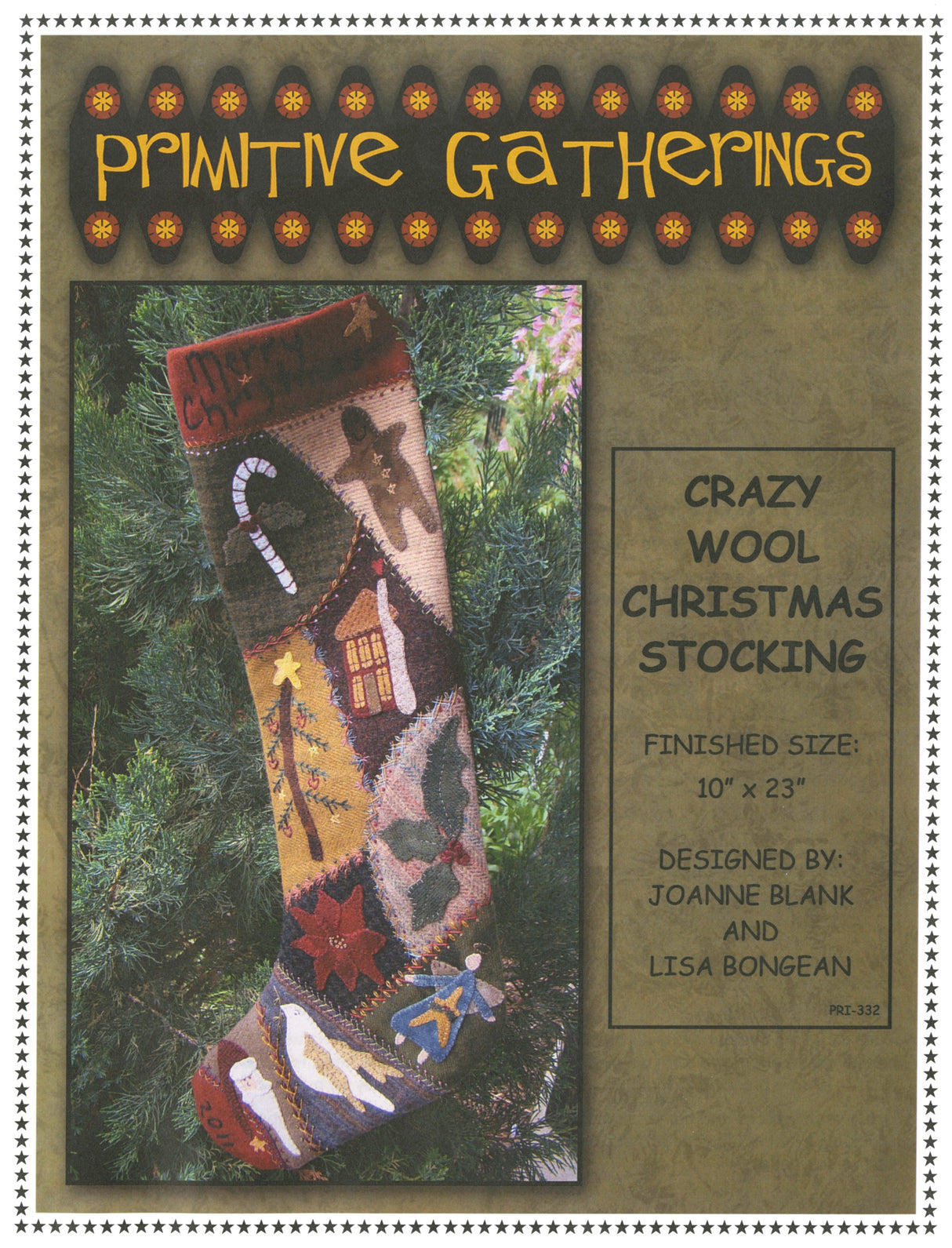 Crazy Wool Christmas Stocking