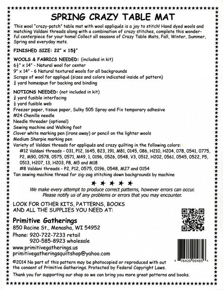 Spring Crazy Table Mat