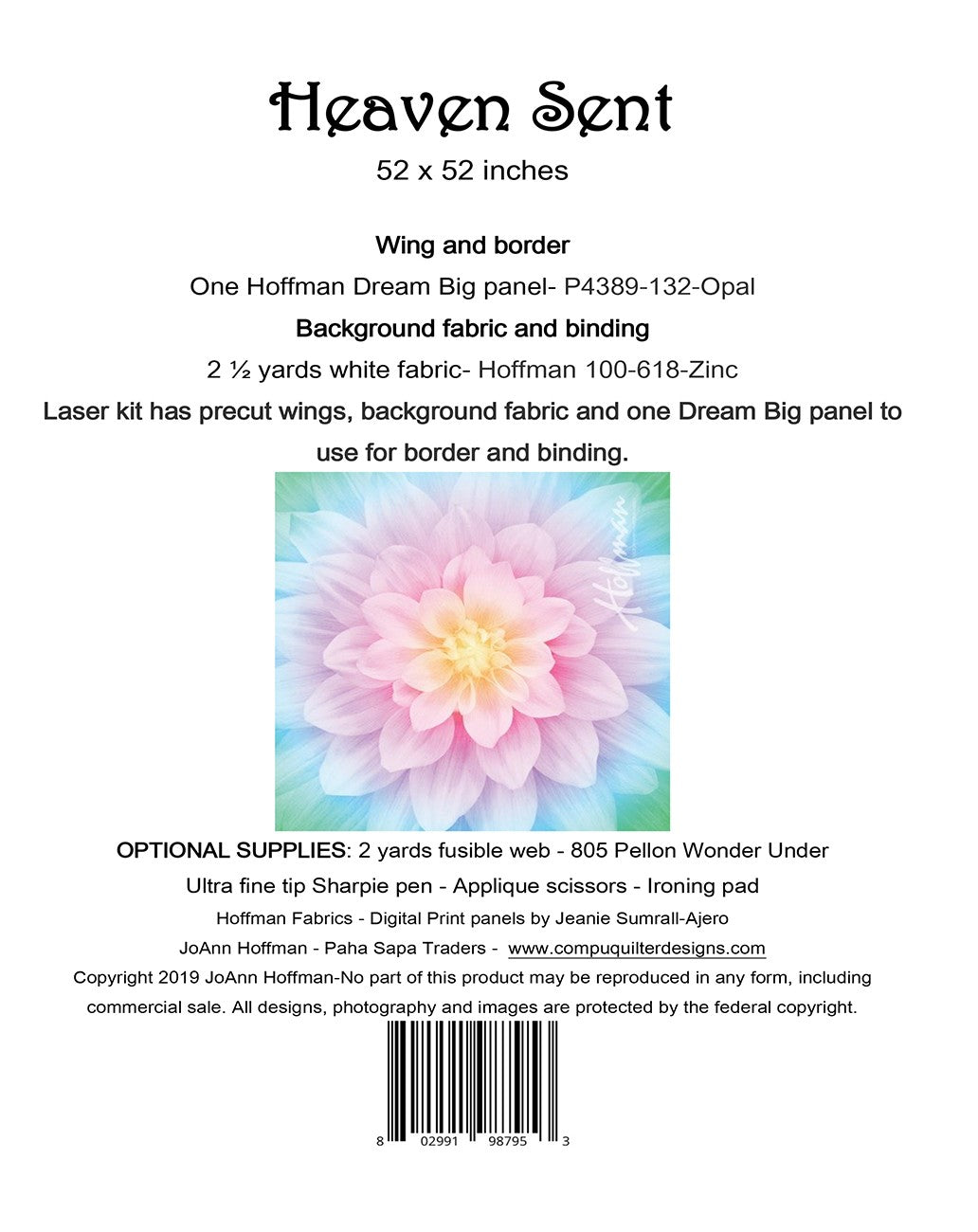 Heaven Sent Baby Quilt Pattern