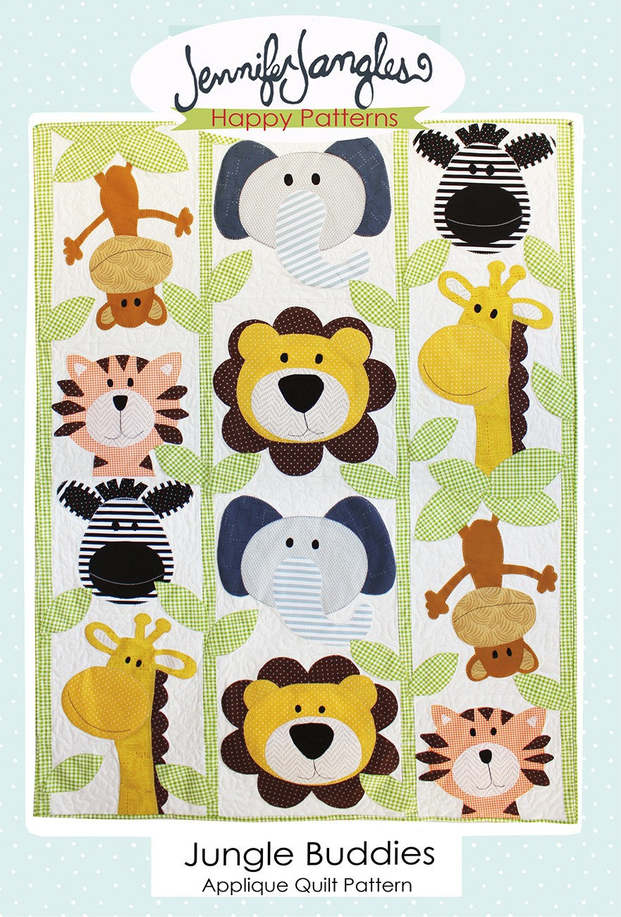 Jungle Buddies Applique Quilt