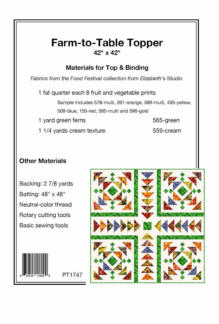 Farm-to-Table Topper