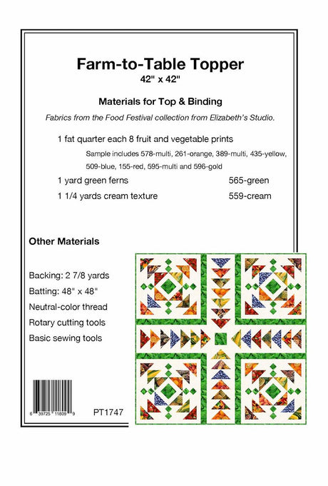 Farm-to-Table Topper