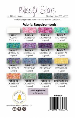 Blissful Stars Quilt Pattern