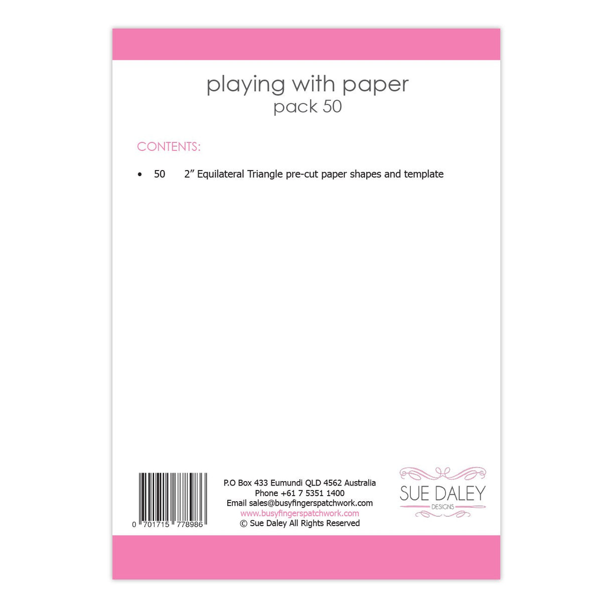 Playing With Paper Pack 50pc