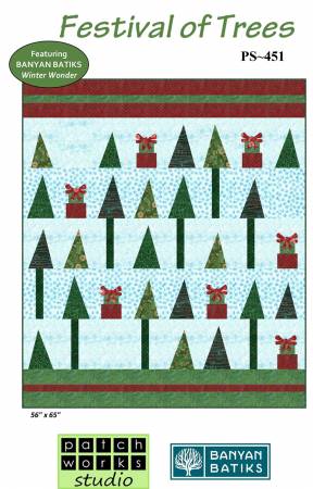 Festival of Trees Quilt Pattern by Patch Works Studio