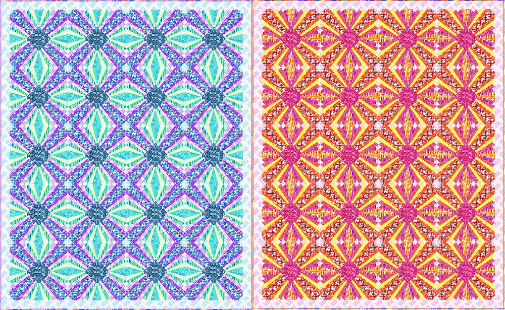 Pieced Primrose Quilt Pattern by Christa Quilts