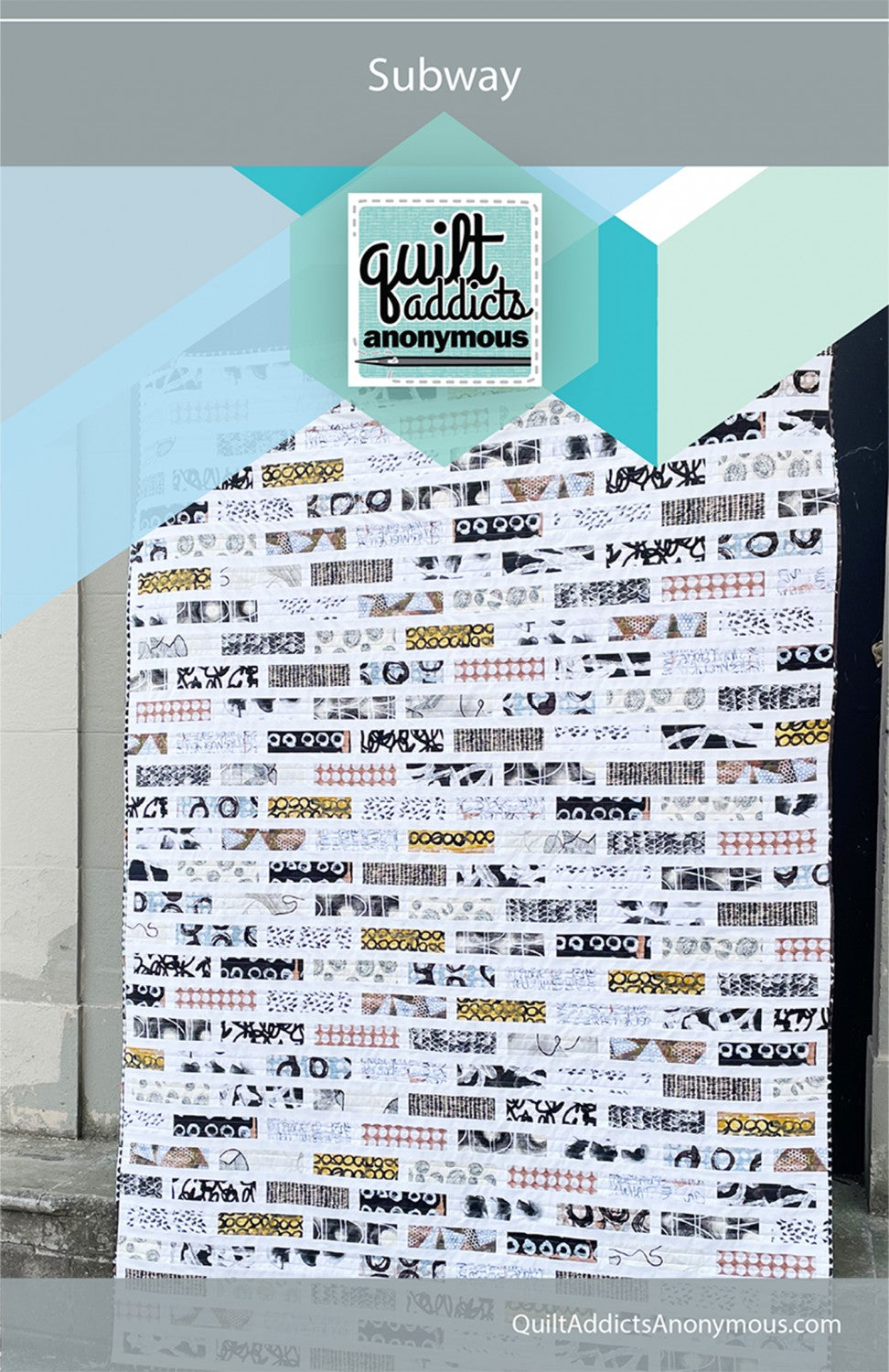 Subway Quilt Pattern by Quilt Addicts Anonymous