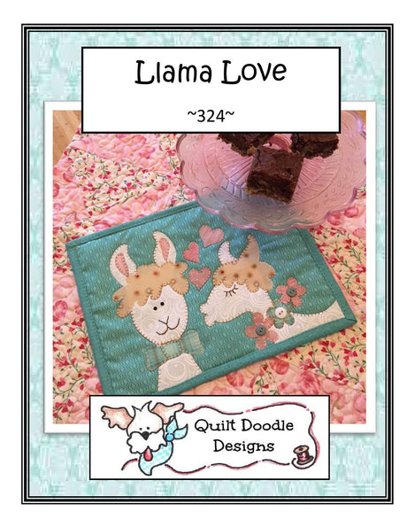 Llama Love Mug Rug