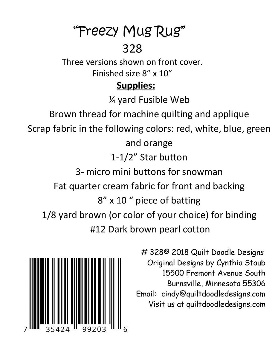 Freezy Mug Rug
