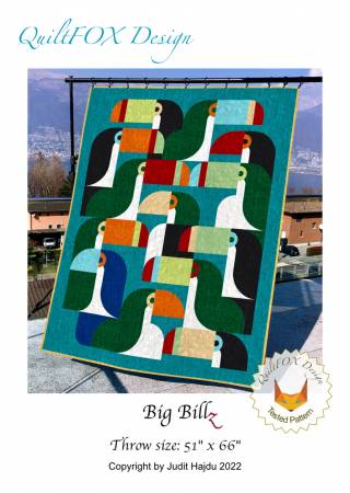 Big Billz Quilt Pattern by QuiltFox