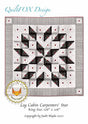 Log Cabin Carpenters Star Quilt Pattern by QuiltFox