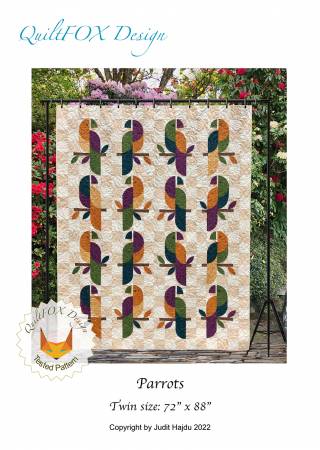 Parrots Quilt Pattern by QuiltFox