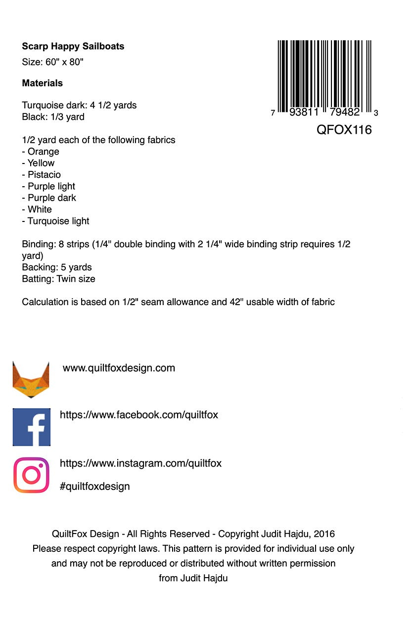 Scrap Happy Sailboats