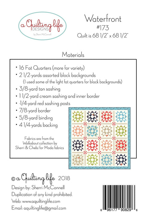 Waterfront Quilt Pattern