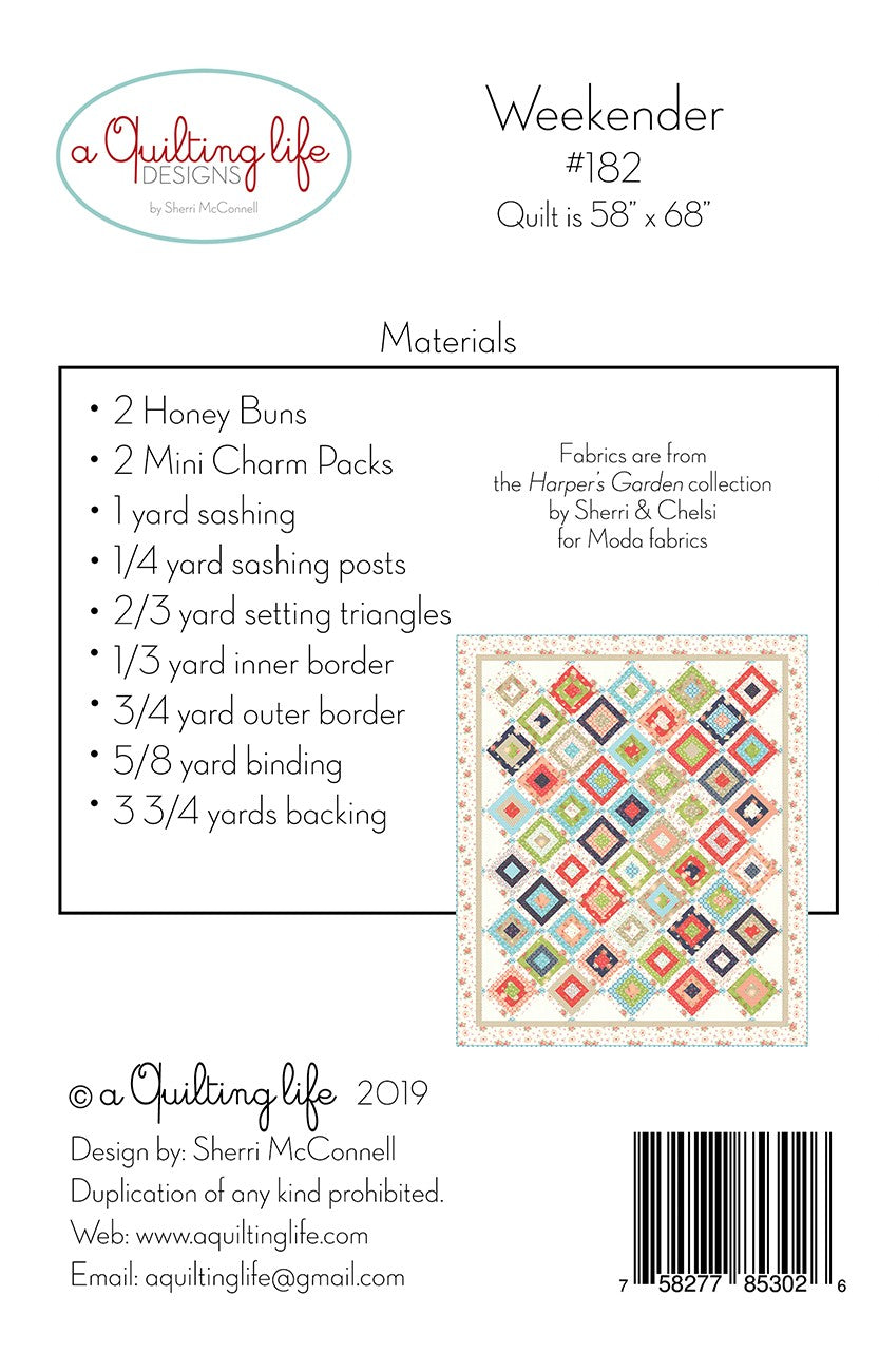 Weekender Quilt Pattern