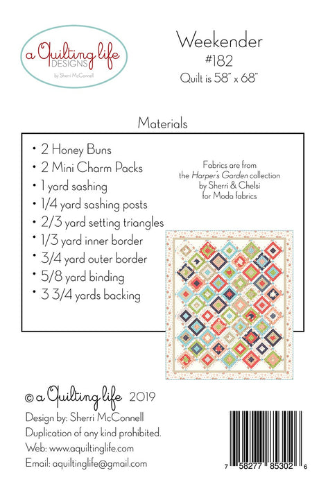 Weekender Quilt Pattern