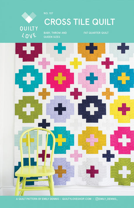 Cross Tile Quilt Pattern