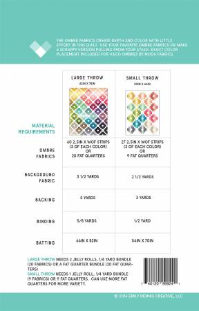 Ombre Gems Quilt Pattern