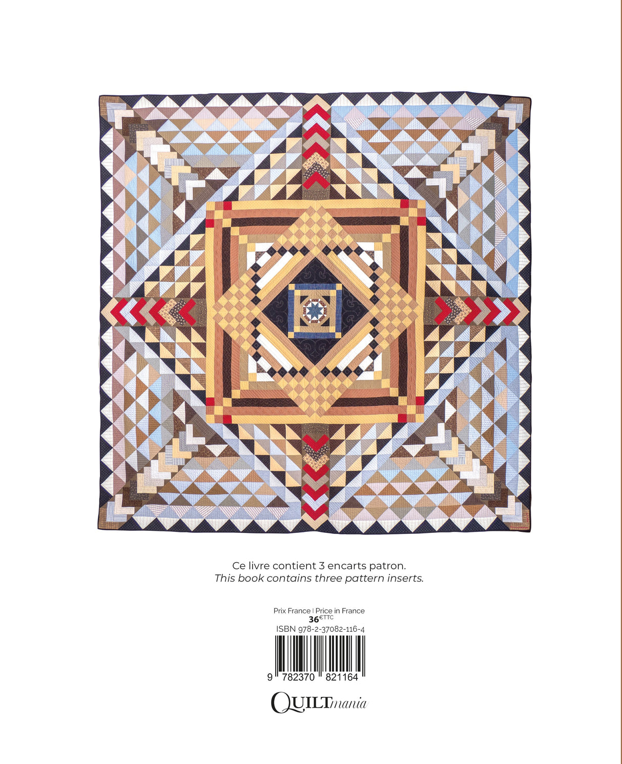 Back of the Histoires De Famille by Quiltmania