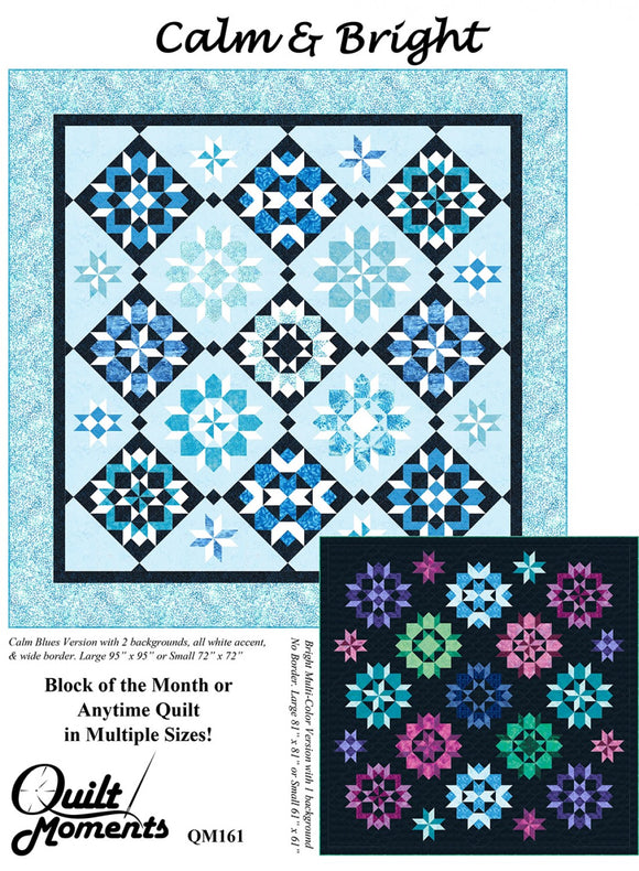 Calm & Bright Block of The Month by Quilt Moments